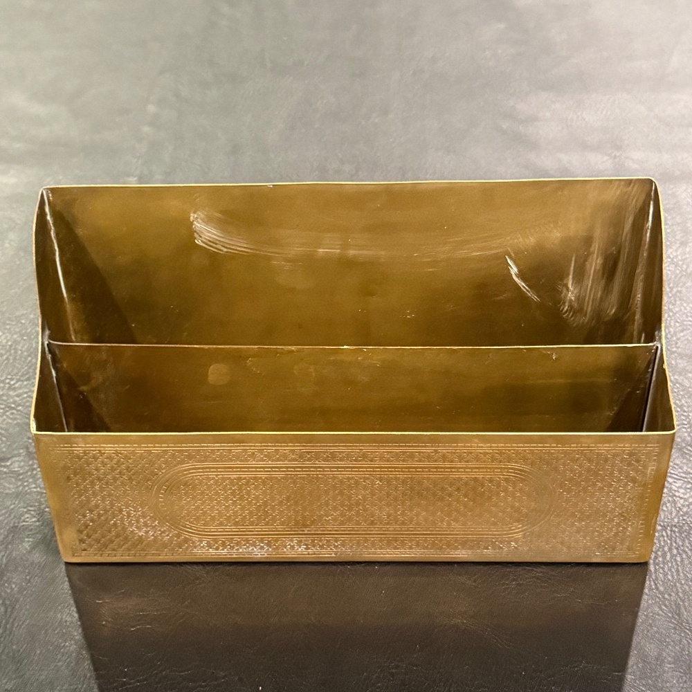 Vintage Brass Letter Organizer